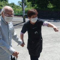 鹿児島ディサービス　散歩　野外活動