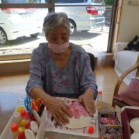 鹿児島デイサービス　創作活動　6月　紫陽花