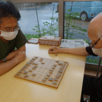鹿児島ディサービス　将棋　レク活動