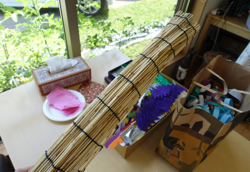 鹿児島デイサービス　創作活動　七夕