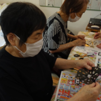 鹿児島ディサービス 創作活動 花火