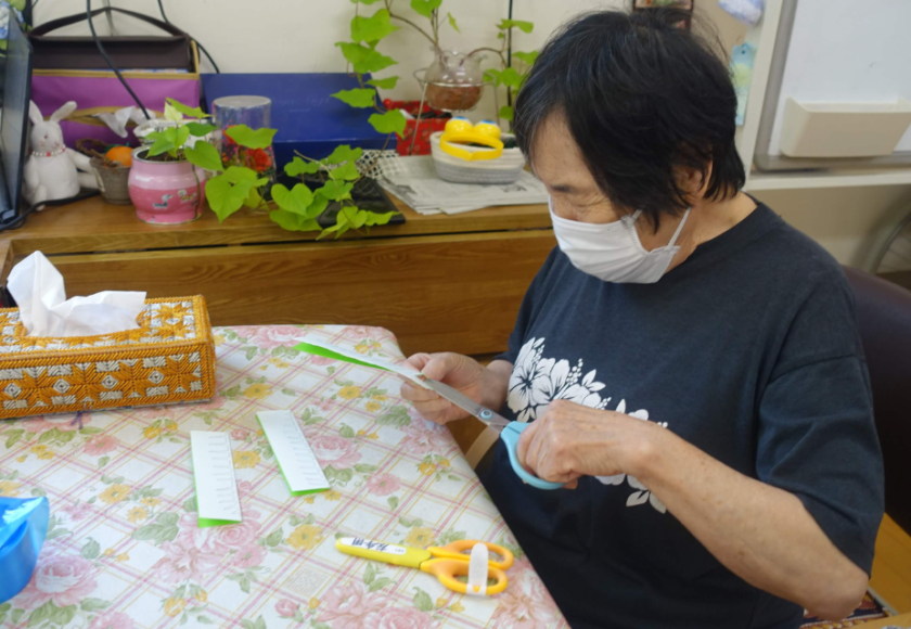 鹿児島ディサービス 創作活動 金魚