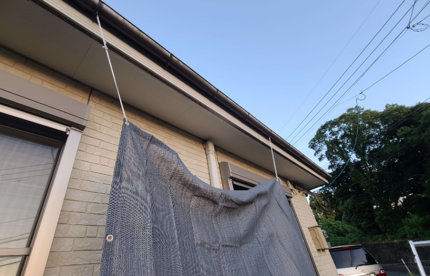 鹿児島ディサービス　日除けシェード　対策