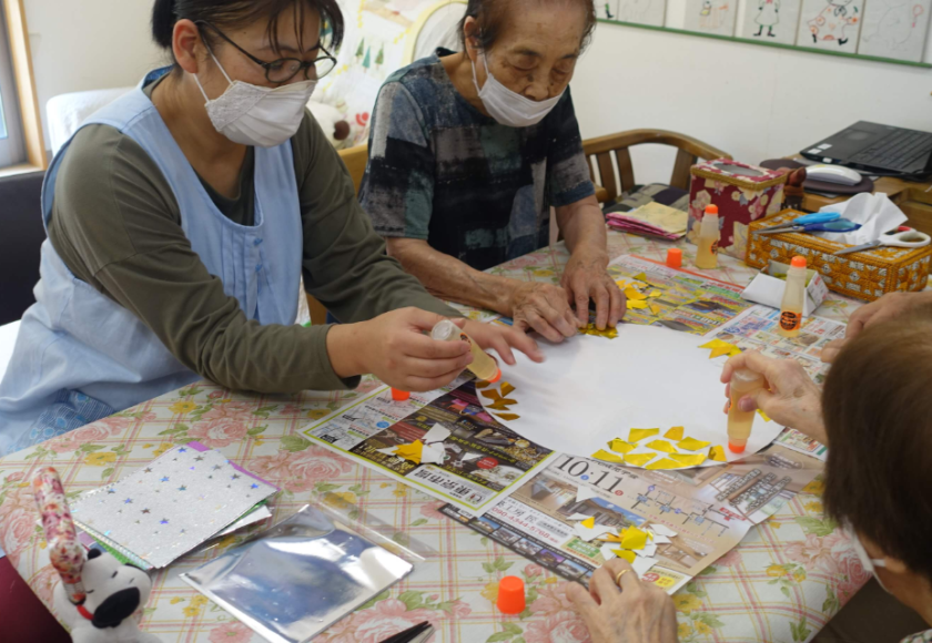 鹿児島ディサービス 創作活動 9月壁紙