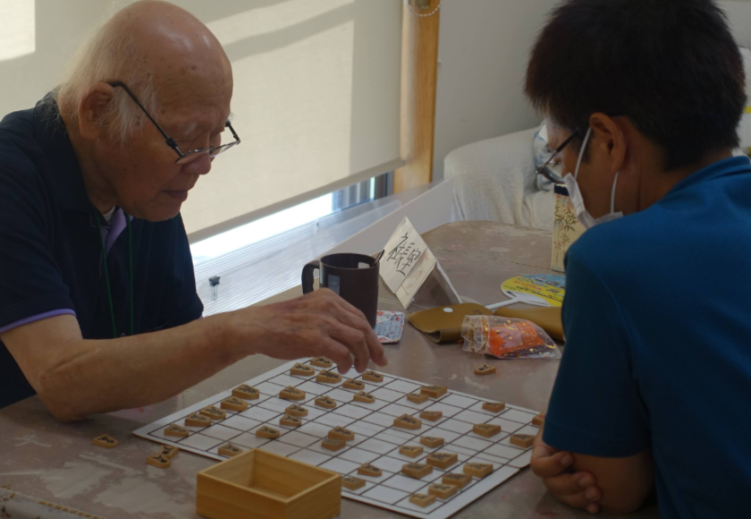 鹿児島ディサービス レク活動 将棋