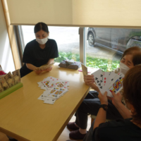 鹿児島ディサービス　レク活動　少数