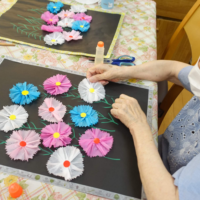 鹿児島　デイサービス　創作活動　コスモス