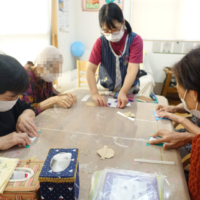 鹿児島ディサービス　創作活動　案山子