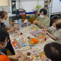 鹿児島ディサービス　創作活動　かぼちゃ