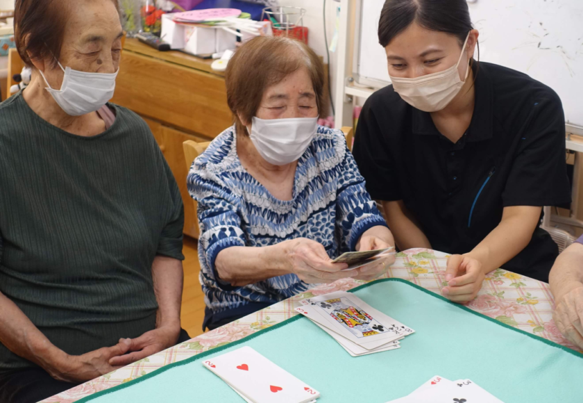 鹿児島デイサービス トランプ 麻雀
