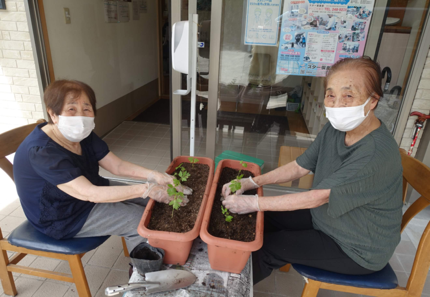 鹿児島 デイサービス 園芸活動