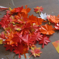 鹿児島 デイサービス 創作活動 紅葉