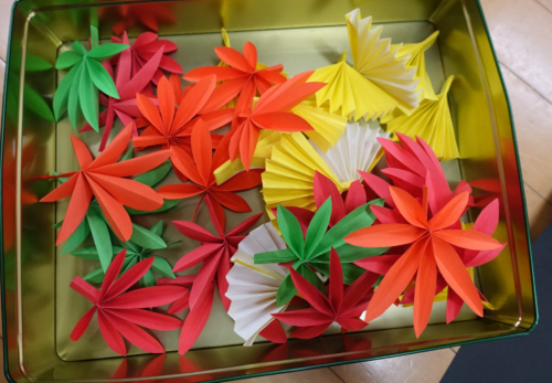 鹿児島 デイサービス 創作活動 紅葉