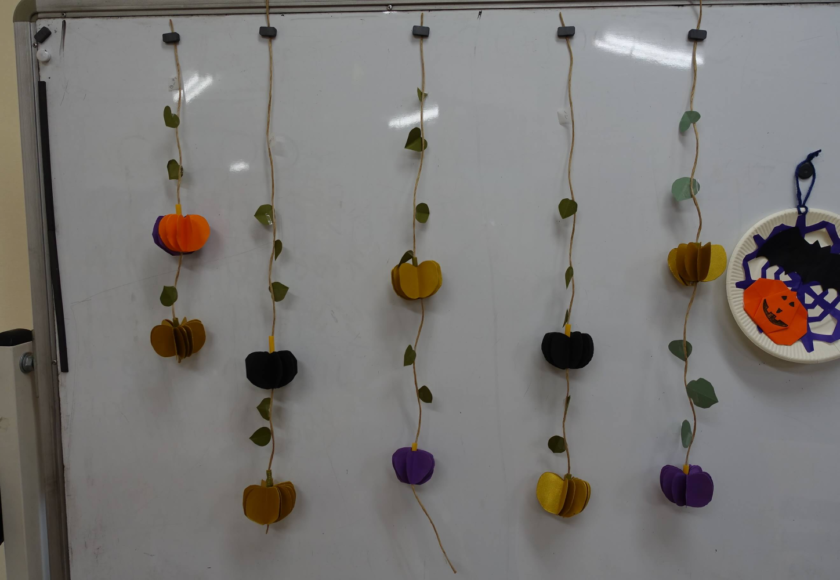 鹿児島　デイサービス　創作活動　かぼちゃ