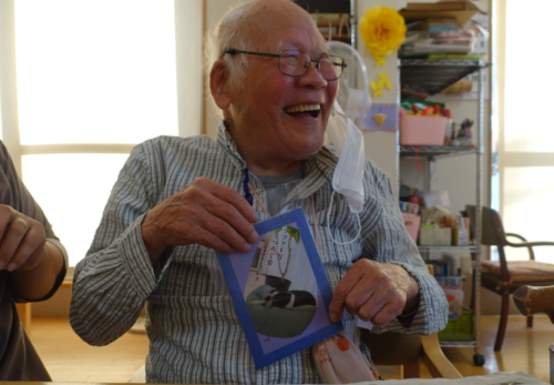 鹿児島ディサービス 創作活動 犬の日
