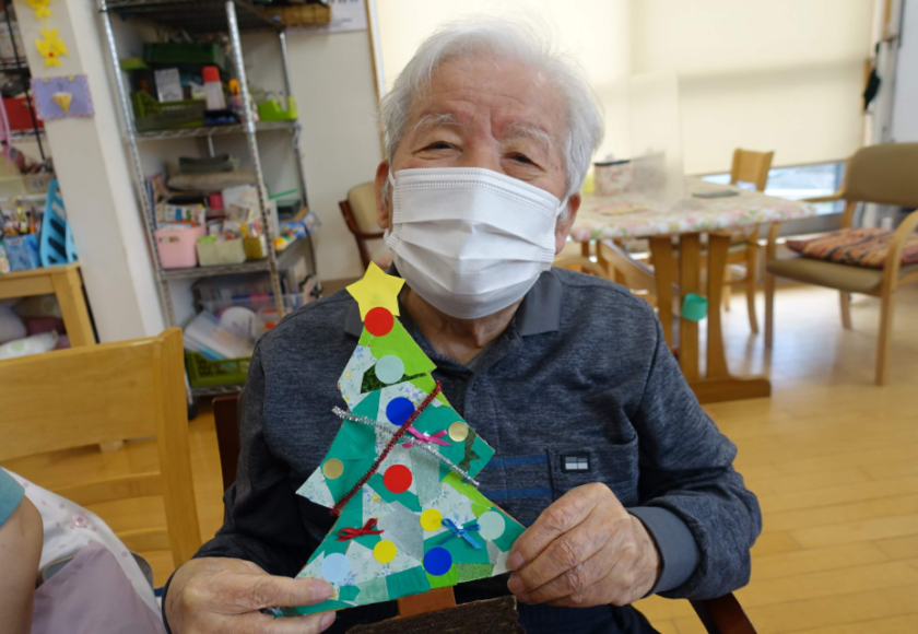 鹿児島ディサービス　創作活動　ツリー
