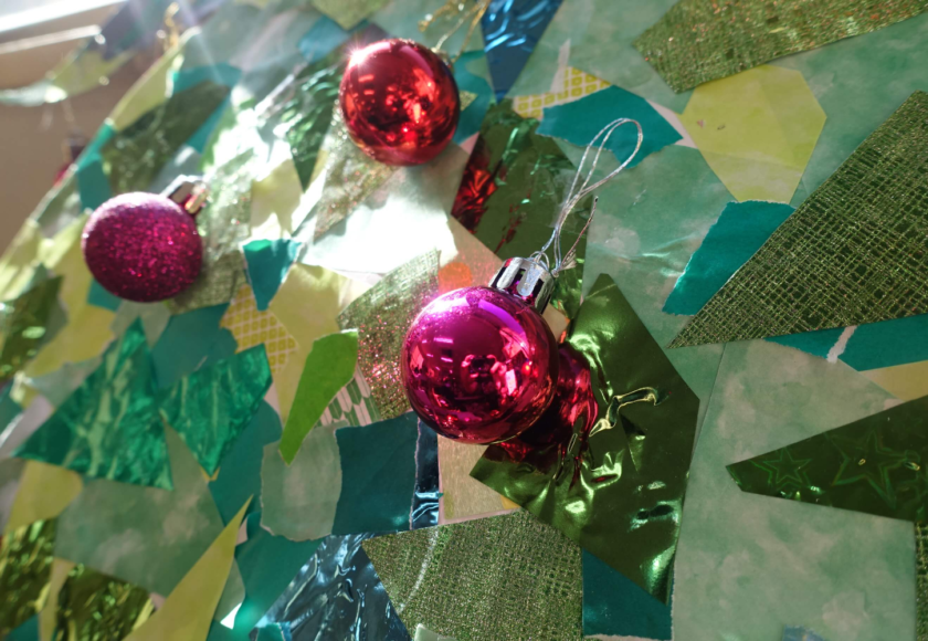 鹿児島　デイサービス　創作活動　クリスマス