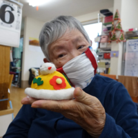 鹿児島 デイサービス 創作活動 干支 置物 巳年