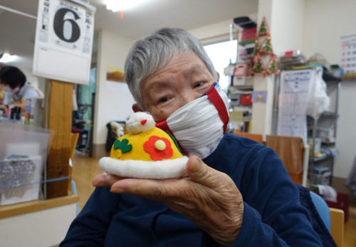 鹿児島 デイサービス 創作活動 干支 置物 巳年
