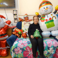 鹿児島ディサービス クリスマス バルーン