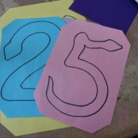 鹿児島ディサービス　創作活動　正月