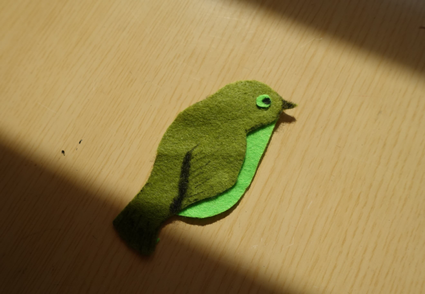 鹿児島　デイサービス　壁紙作り　創作活動