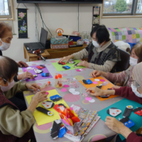 鹿児島ディサービス 創作活動 2月