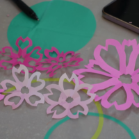 鹿児島 デイサービス 創作活動 桜