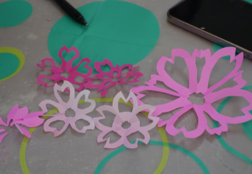 鹿児島 デイサービス 創作活動 桜