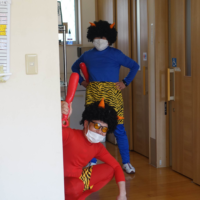 鹿児島 デイサービス 節分 豆撒き 恵方巻