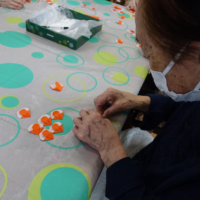 鹿児島 デイサービス 創作活動 折り紙