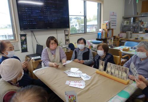 鹿児島ディサービス トランプ 卓上レク