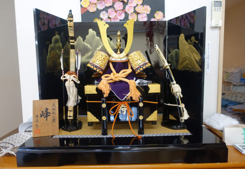 鹿児島ディサービス 兜 飾り