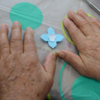 鹿児島ディサービス　創作活動　花