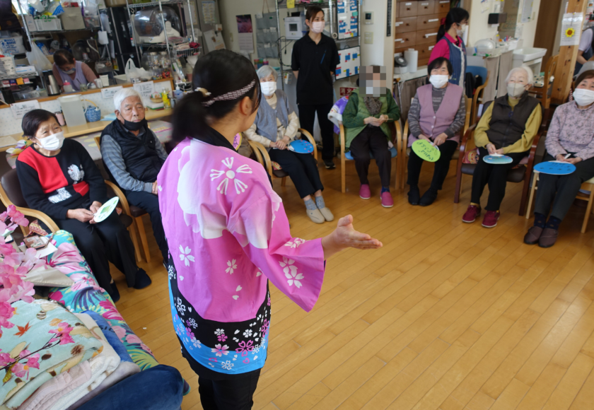 鹿児島　デイサービス　創業祭　踊り　出し物