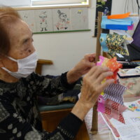 鹿児島　デイサービス　創作活動　鯉のぼり