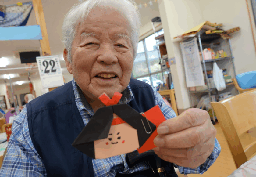 鹿児島ディサービス　創作活動　金太郎