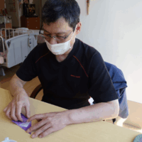 鹿児島ディサービス　創作活動　折り紙