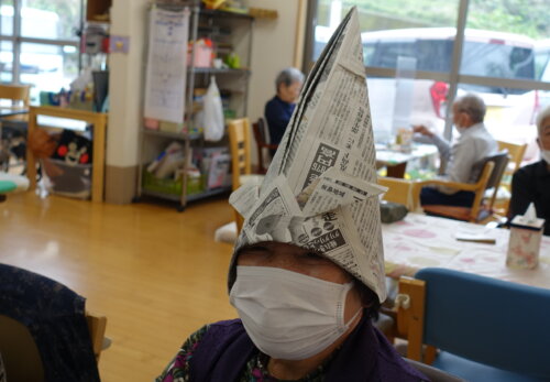 鹿児島 デイサービス 創作活動 母の日 五月