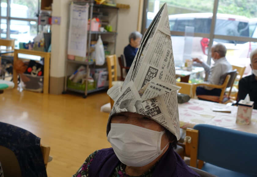 鹿児島　デイサービス　創作活動　母の日　五月