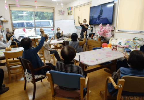 鹿児島ディサービス　イチゴ　ジャンケン大会