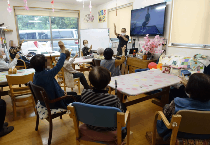 鹿児島ディサービス イチゴ ジャンケン大会