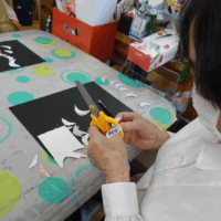 鹿児島ディサービス 創作活動 薔薇