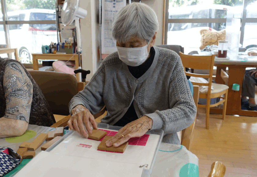 鹿児島ディサービス 脳トレパズル 方法