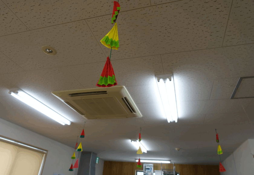 鹿児島デイサービス　スイカ　飾り