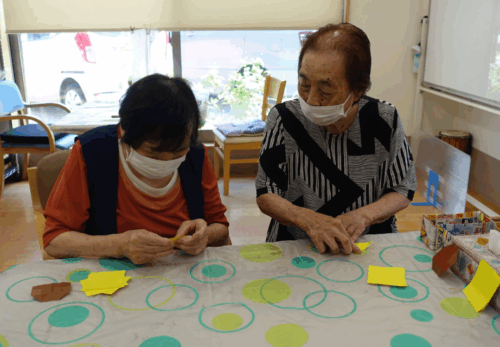 鹿児島デイサービス 創作活動 ひまわり