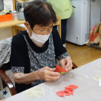 鹿児島　デイサービス　創作活動　壁紙　紅葉