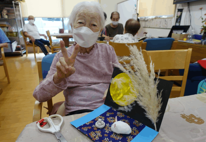 鹿児島デイサービス　創作活動　１５夜