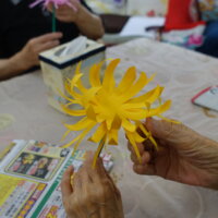 鹿児島　デイサービス　創作活動　彼岸花
