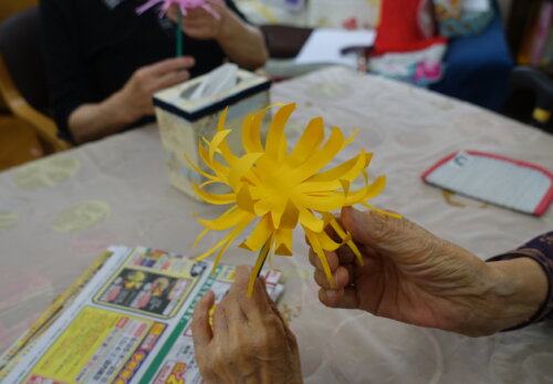 鹿児島 デイサービス 創作活動 彼岸花